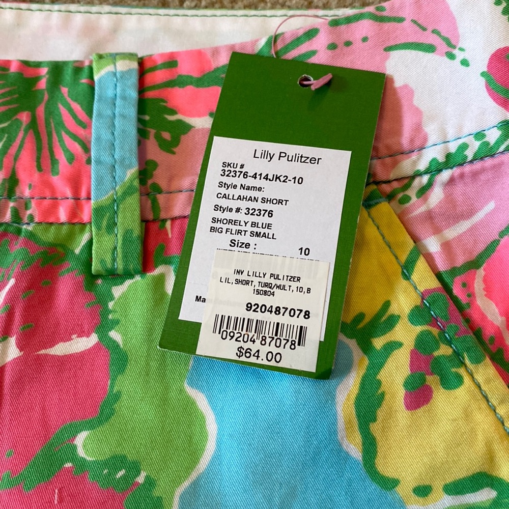Lilly Pulitzer Callahan Shorts NWT